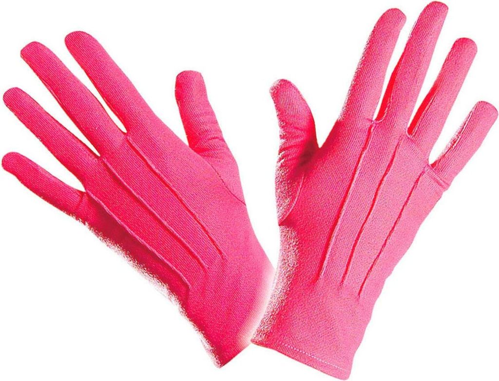Rosa Handschuhe - Paar Handschuhe in rosa Produktbild 