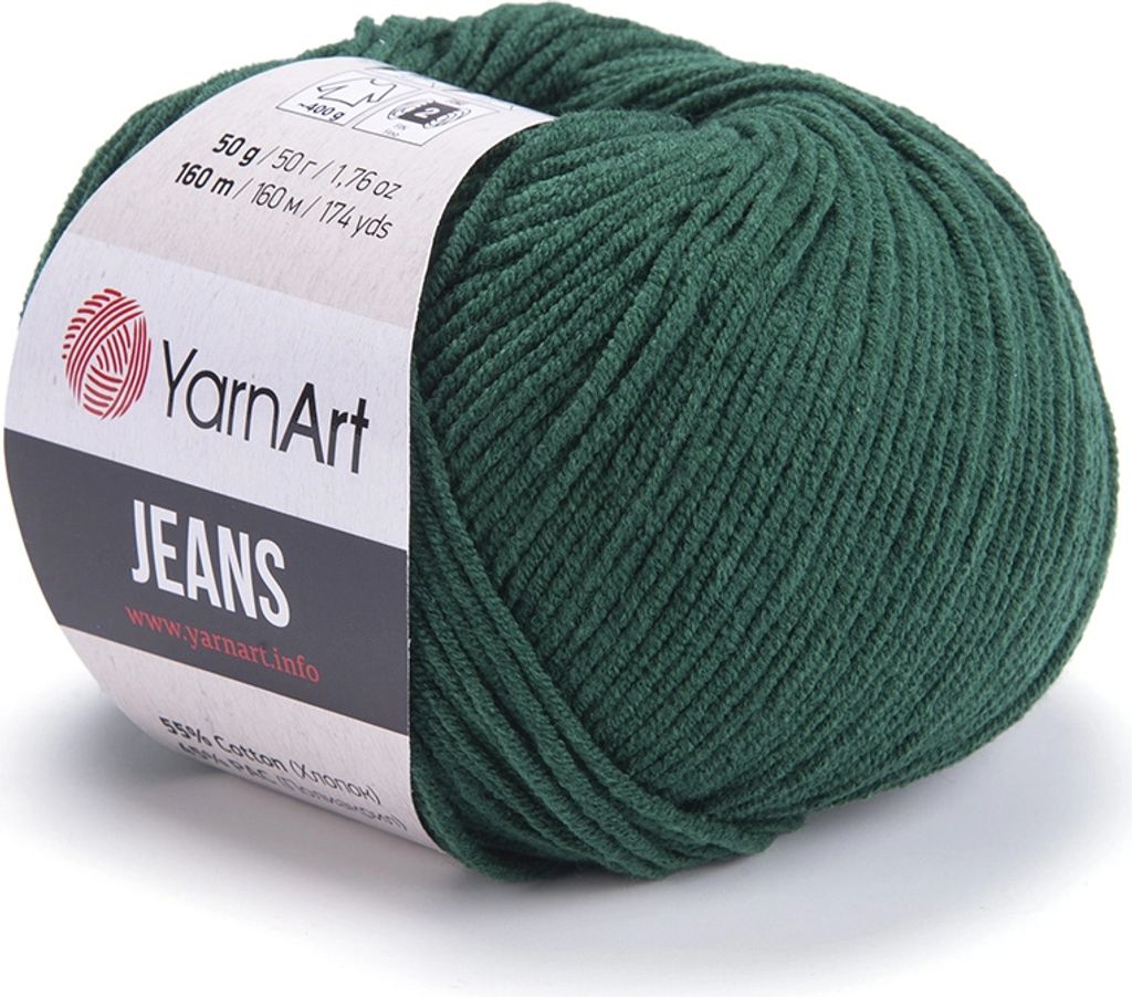 YarnArt Jeans (50g/160M) 92 petrol Produktbild 