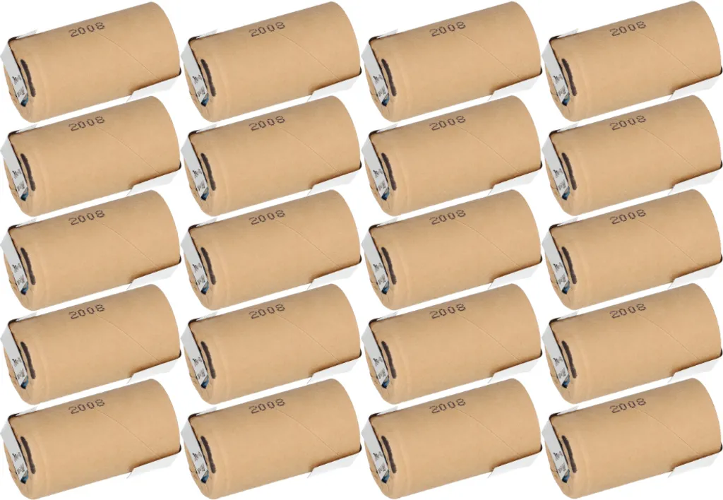 Réparer vos batteries avec le pack Panasonic Sub-C 1.2V 3000mAh x20