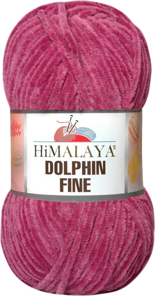 Himalaya Dolphin Fine 80519 Fuchsia Przędza dziewiarska Zdjęcie produktu 
