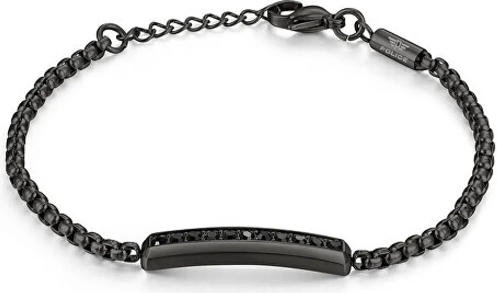 Bracelet rigide acier et cristaux luxe éclatant modèle PEAGB0033102