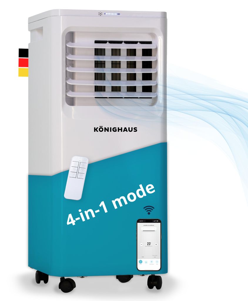 Alt_Könighaus Chytrá mobilní klimatizace | Rychlá, tichá a Obrázek produktu 