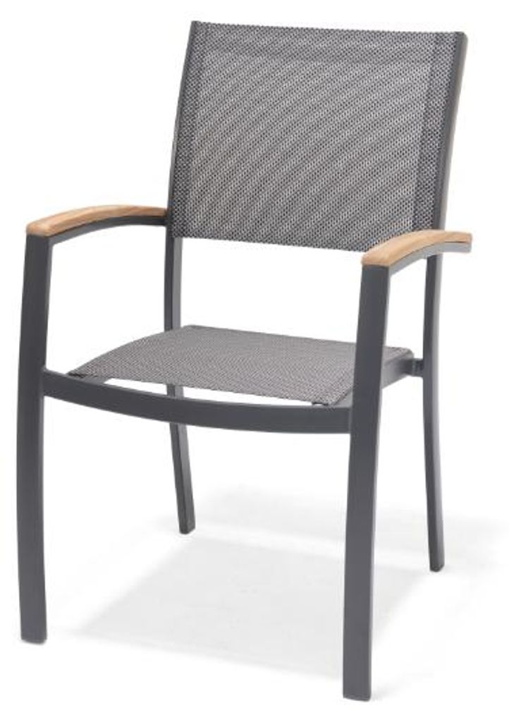 Stuhl / Sessel Essence – 61,5 x 58 x 92,3 cm – Aluminium – Feststehender Gartenstuhl