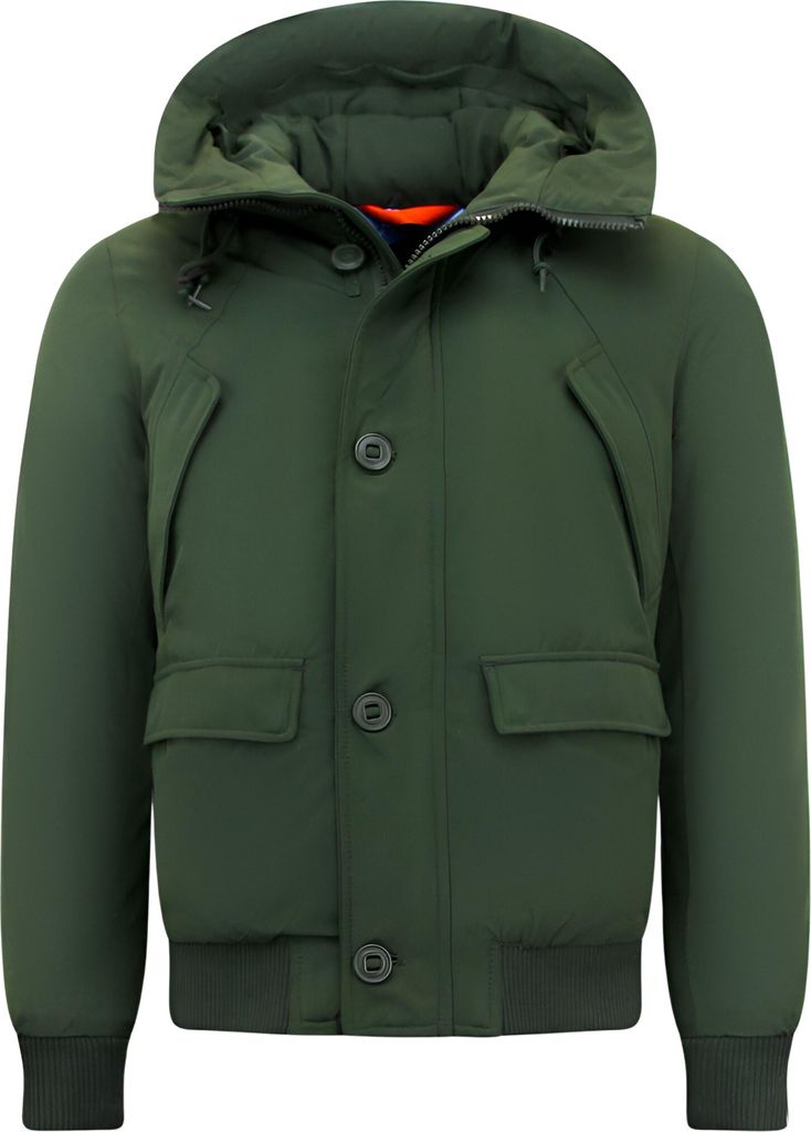 Grüne Jacken Mit Kapuze - S