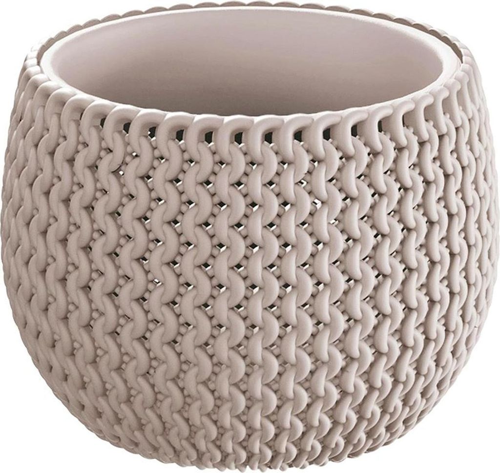 Květináč SPLOFY BOWL s vkladem 18 cm - barva: mocca Immagine del prodotto 
