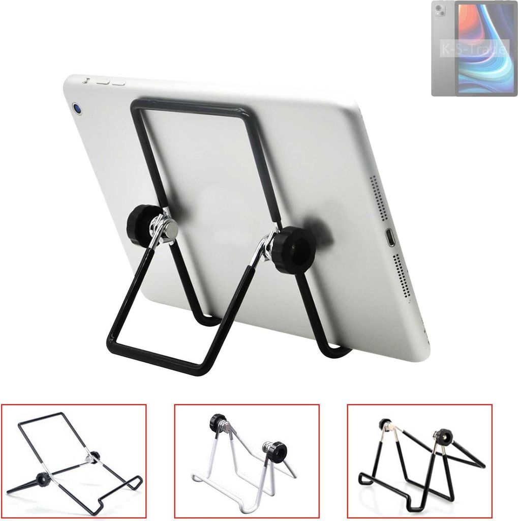K-S-Trade Tablet-Ständer Tablet-Halterung Tablet-Aufsteller kompatibel mit Blackview Oscal Pad 13 faltbarer Tischständer Tablet Halterung