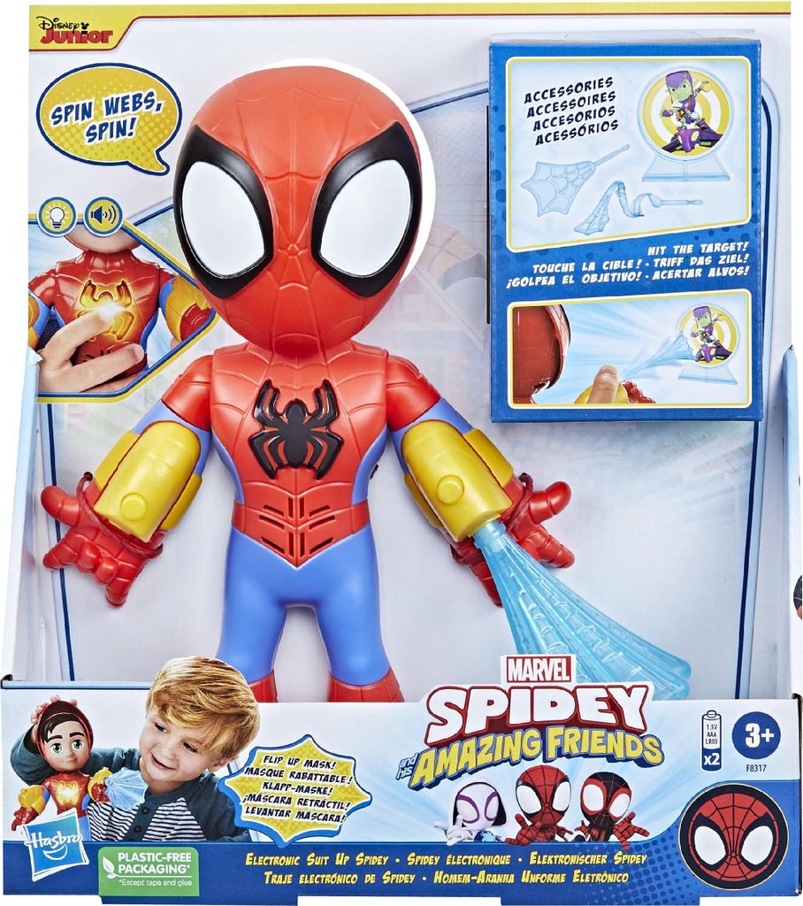 Marvel Spidey e Super Buddies Figura interattiva di Spidey Immagine del prodotto 