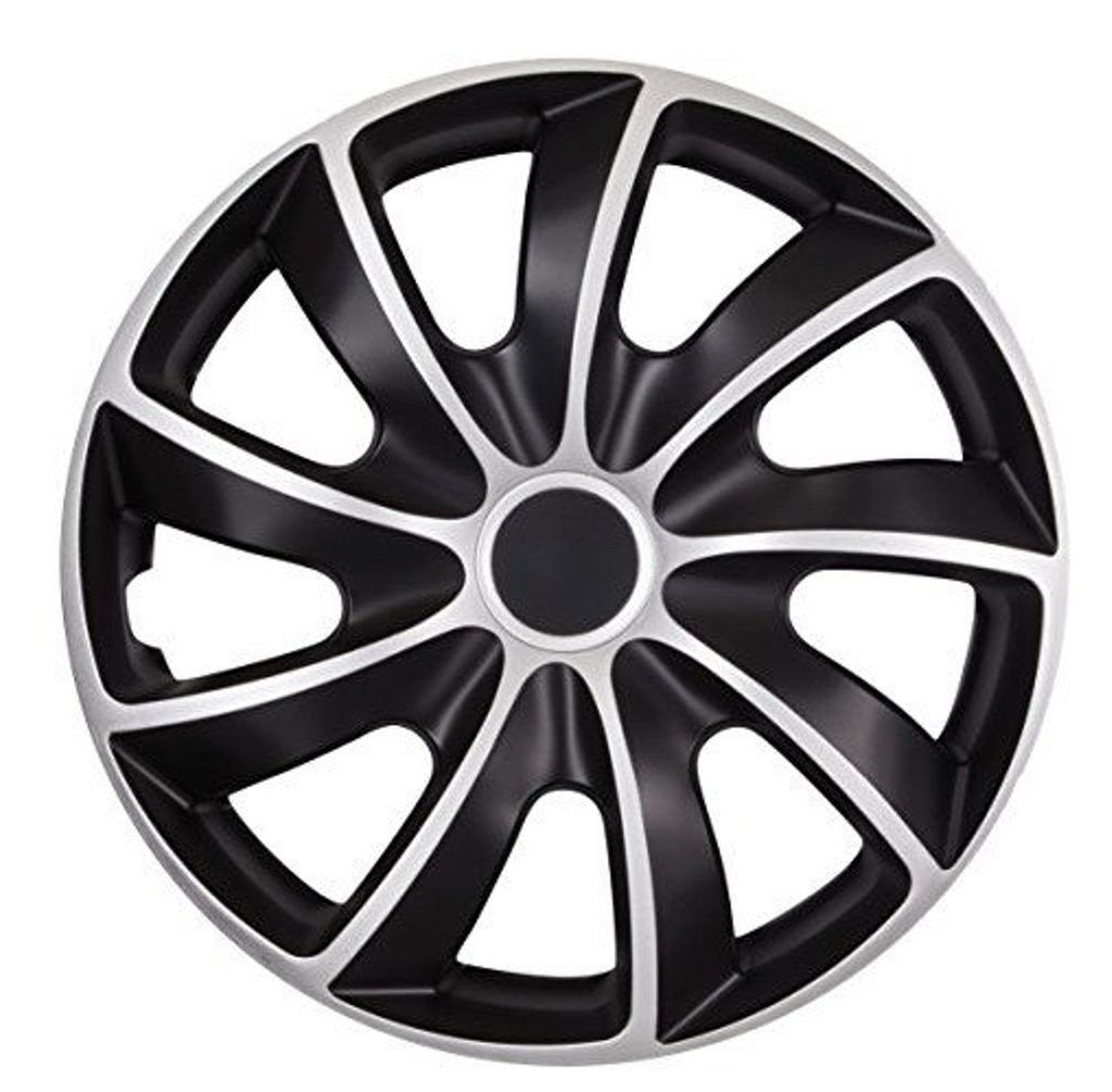 NRM | Radkappen Radzierblenden Quad 14" Schwarz und Silber Produktbild 