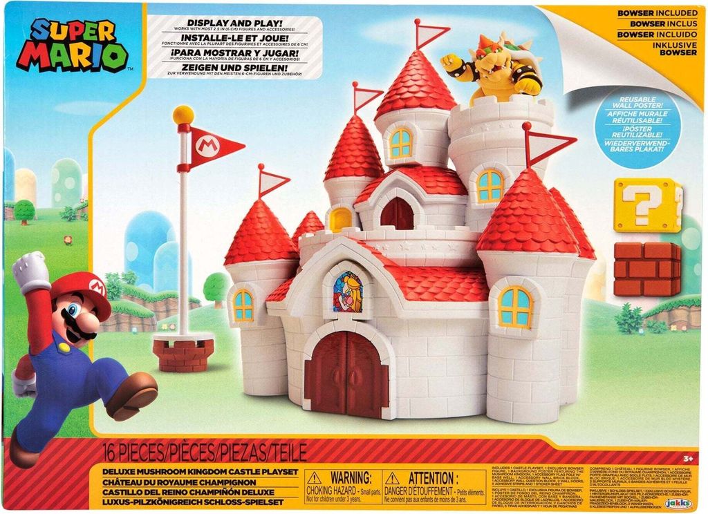 Nintendo Deluxe Mushroom Kingdom Castle, Zamek, 3 lat(a), Zdjęcie produktu 