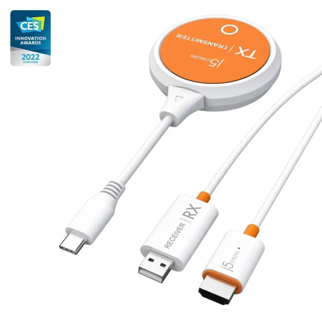 j5create JVAW62-N ScreenCast Extender écran sans fil USB-C Image du produit 