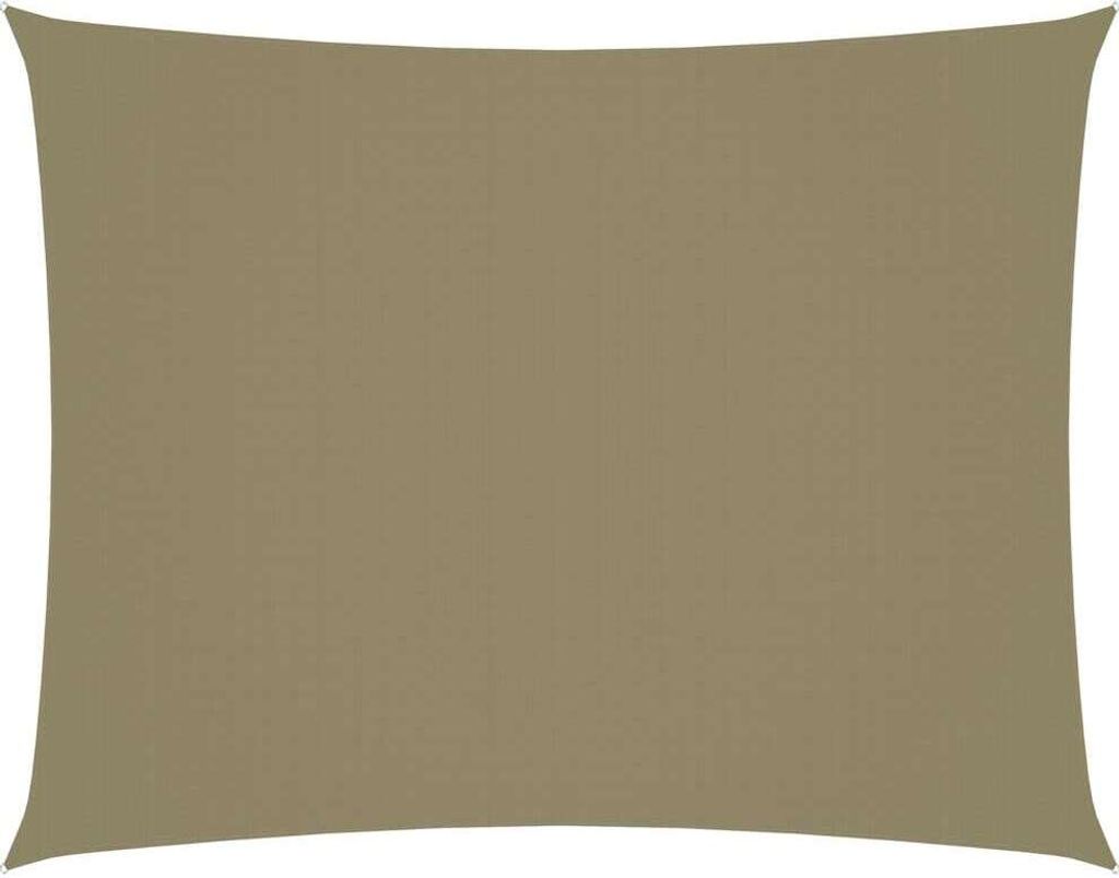 Sonnensegel Oxford-Gewebe Rechteckig 3x4,5 m Beige