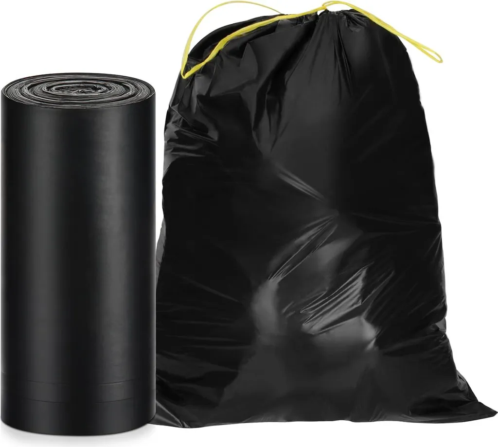 Sacs poubelle 35 litres solides à lien coulissant - Pack de 100 sacs