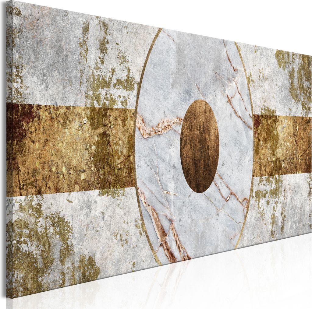 Italienischer Leinwand Leinwandbild - Magic Eye (1 Part) Narrow 90x30 cm Abstrakt a-A-0775-b-a