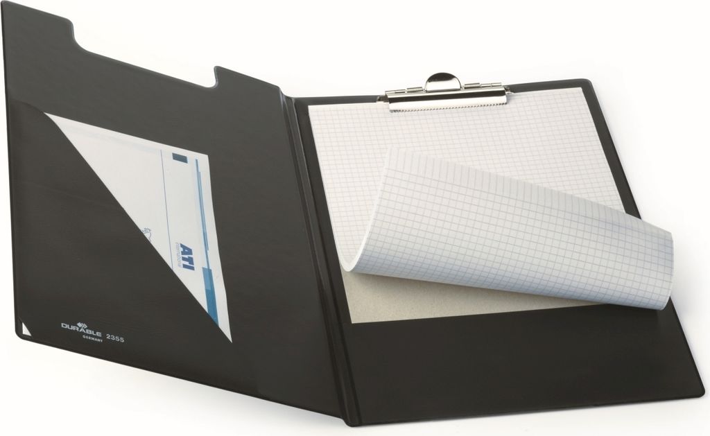 DURABLE Blockmappe A4 mit Dreiecktasche gemasert 5 ST 235501