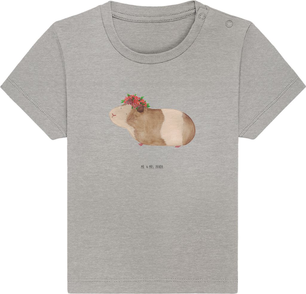 Mr. & Mrs. Panda Babyshirt Meerschweinchen Weisheit 24. - 36. Monat - Heather Grey - Geschenk, Wunderland, Kinder Top, Baby Jerseyshirt, Wunder, Sp...