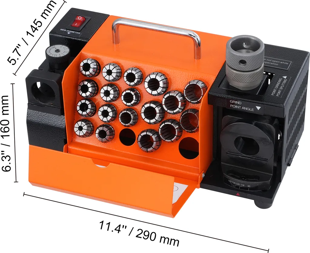Affûteuse de forets MR-20G avec angle réglable pour perçage industriel - 8