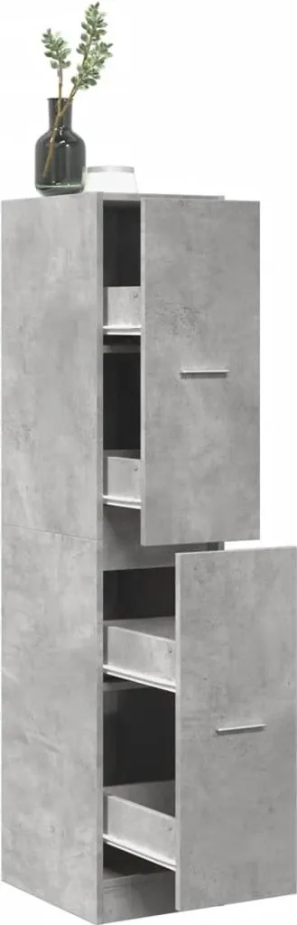SYFAX™ Armadio Farmacia Design Grigio Cemento - Eleganza Funzionale - 2
