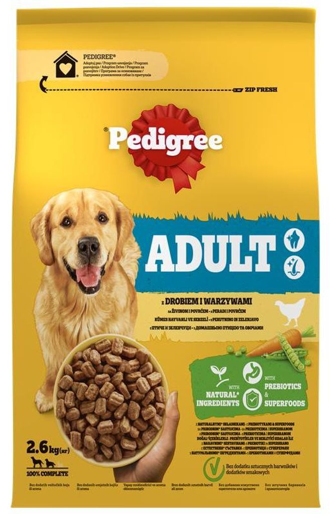 Pedigree Karma z kurczakiem dla psów dorosłych 2,6 kg