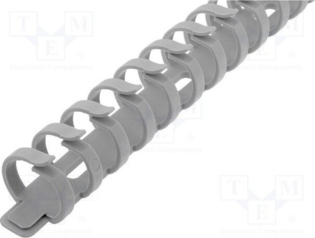 1x Kabelkanal grau UL94V-2 Abm: 20x14,4mm Kabelkanäle L: 0,5m