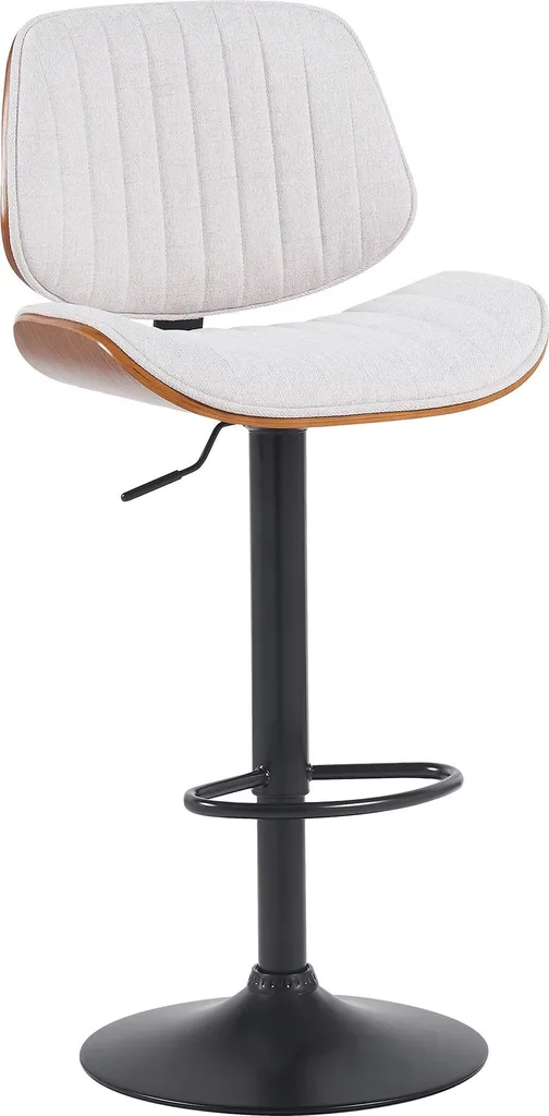 Tabouret Haut Clawson Assise Tissu - Confort Ergonomique et Chic
