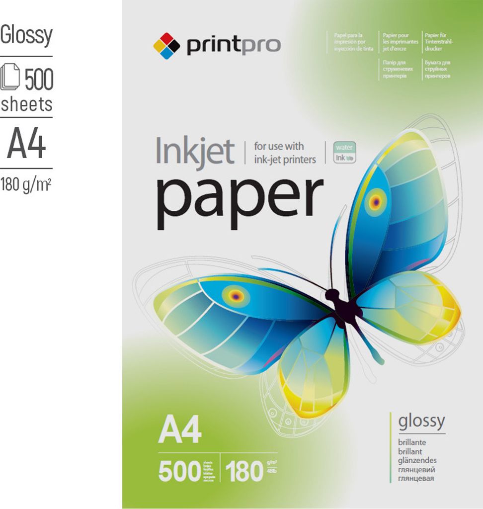 ColorWay Fotopapier PrintPro glänzend 180g/m² A4 500 Blatt