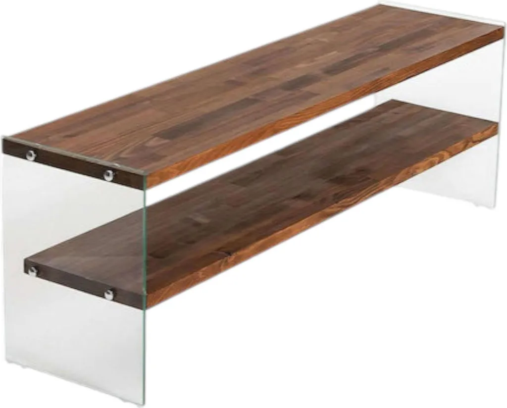 Meuble Télévision 140cm Marron Umbria, Idéal pour Salon et Grand Écran