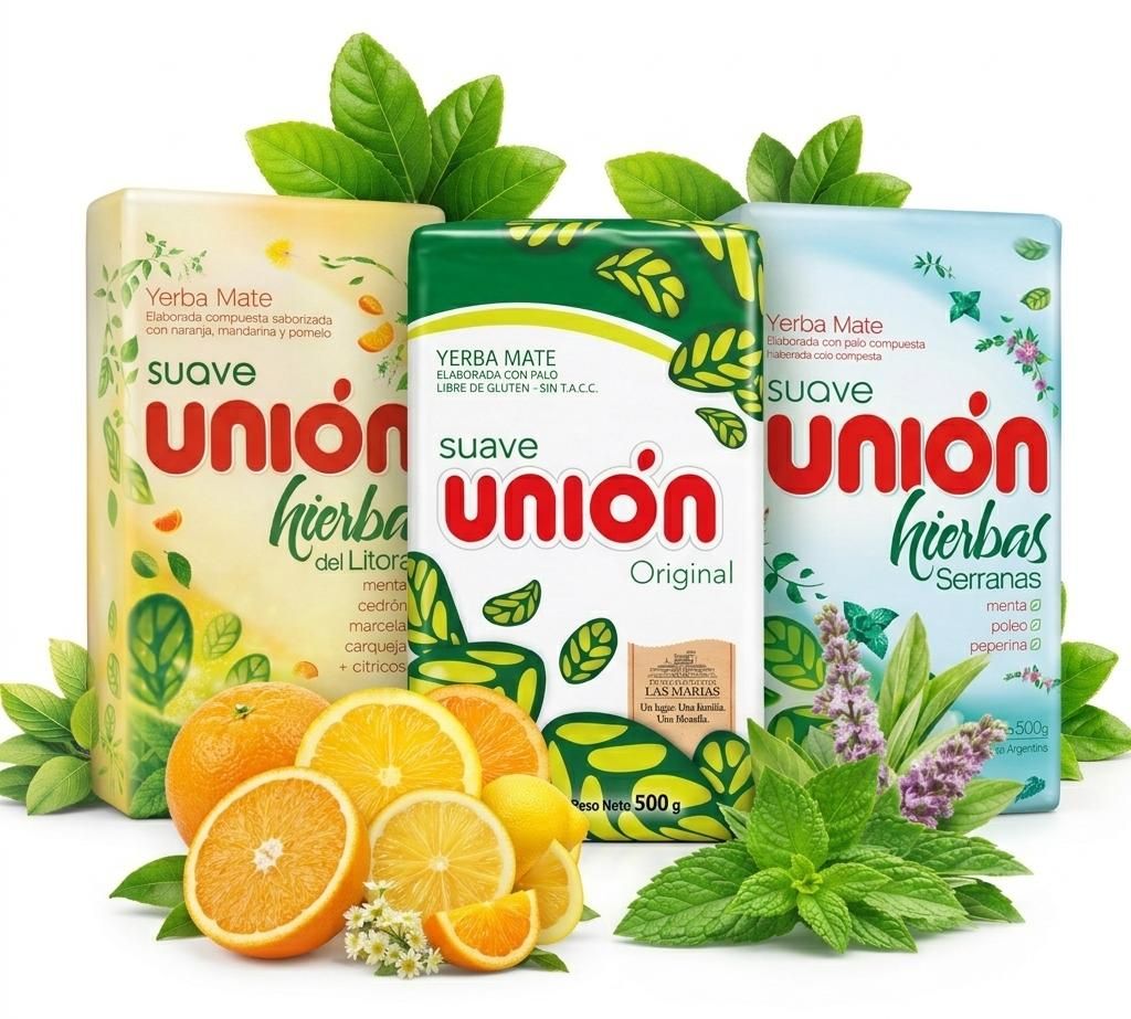 Unión Yerba Mate pakket 1,5 kg – Suave Original, Hierbas Productafbeelding 
