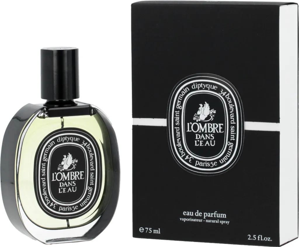 Eau de Parfum L'Ombre Dans L'Eau Diptyque 75 ml - Vaporisateur pour Femme