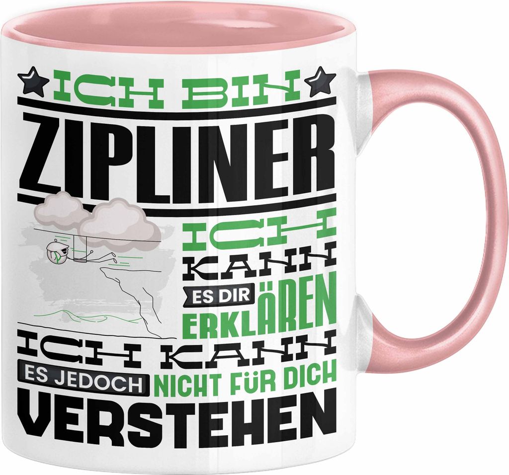 Zipliner Geschenk Kaffee-Tasse Geschenkidee für Zipliner Produktbild 