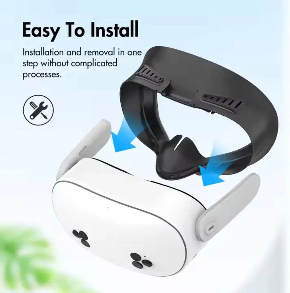 Interface faciale de rechange pour Meta Quest 3S kit complet 3in1 - 6