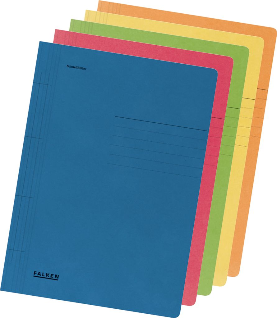 Falken Schnellhefter - A4, 250 Blatt, Manilakarton , farbig Produktbild 