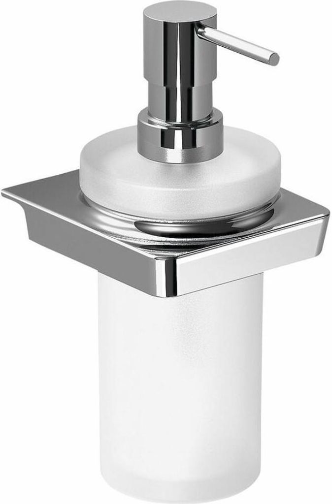 ZEN Seifenspender 250ml, Milchglas, Chrom Produktbild 