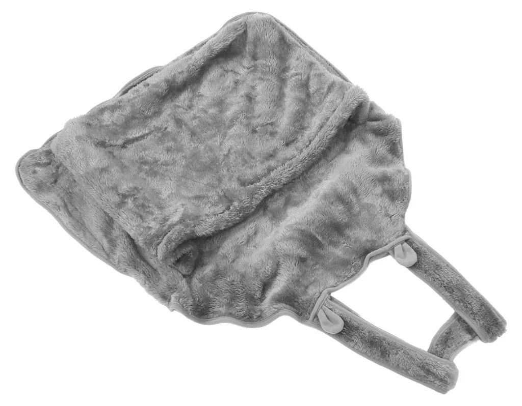 Tablier porte-chat doux et chaud - Sac ventral réglable multi-usage