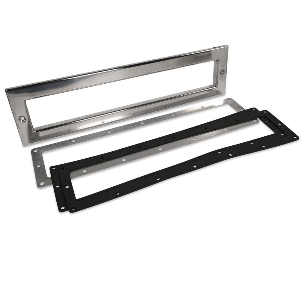 Edelstahlblende V4A für Skimmer 17.5 Slim