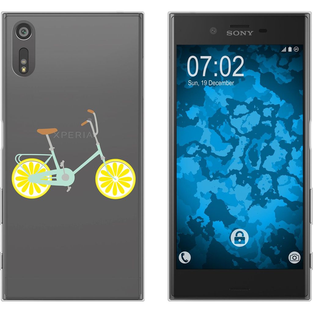 PhoneNatic Case kompatibel mit Sony Xperia XZs Silikon-Hülle Bike M5