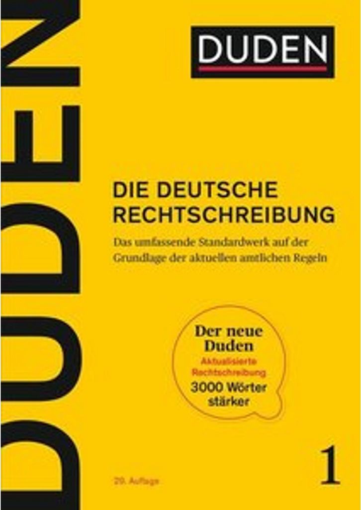 Duden - Die deutsche Rechtschreibung: Das umfassende Produktbild 