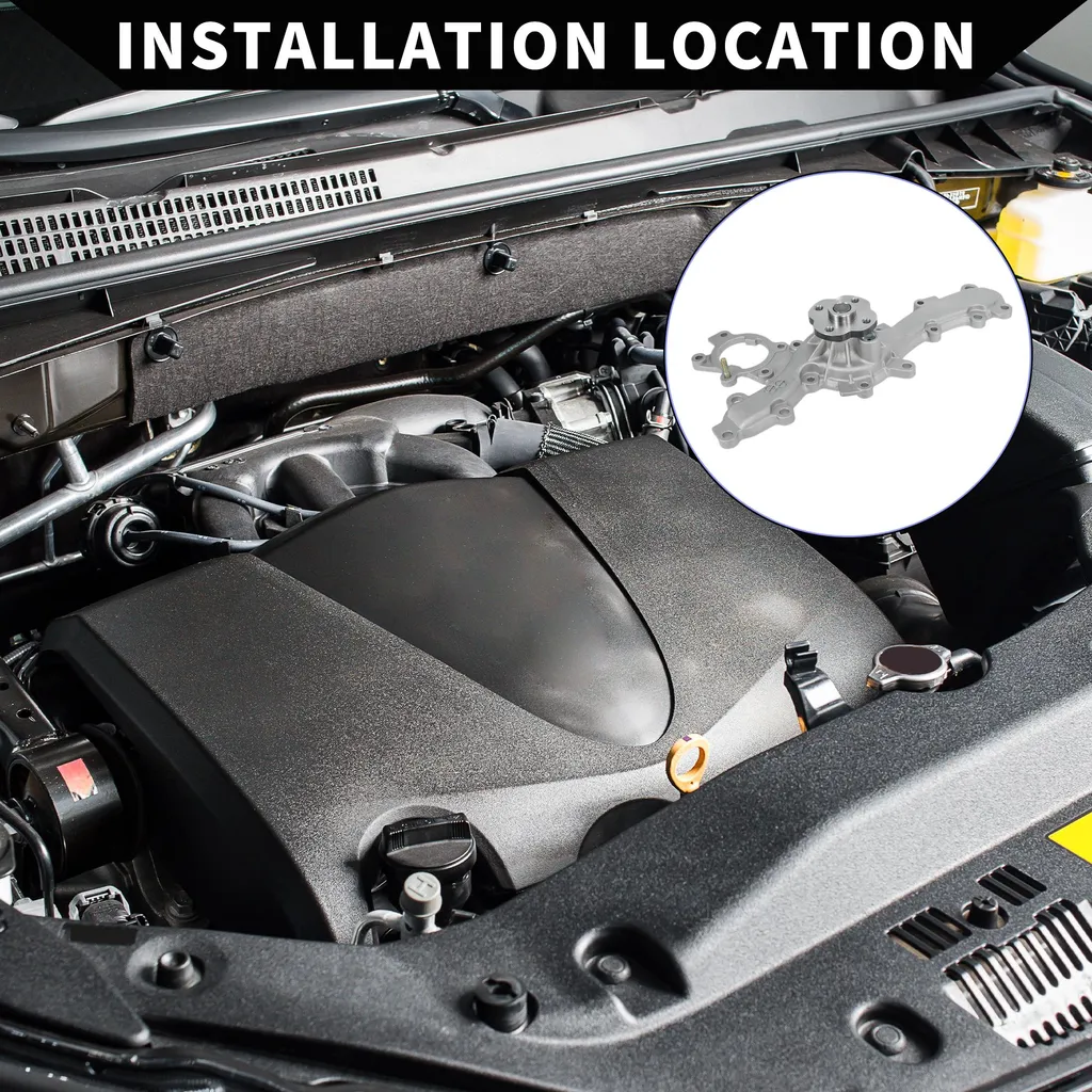 Pompe à eau durable 1610039615 en métal argent pour Lexus RC350 - 3