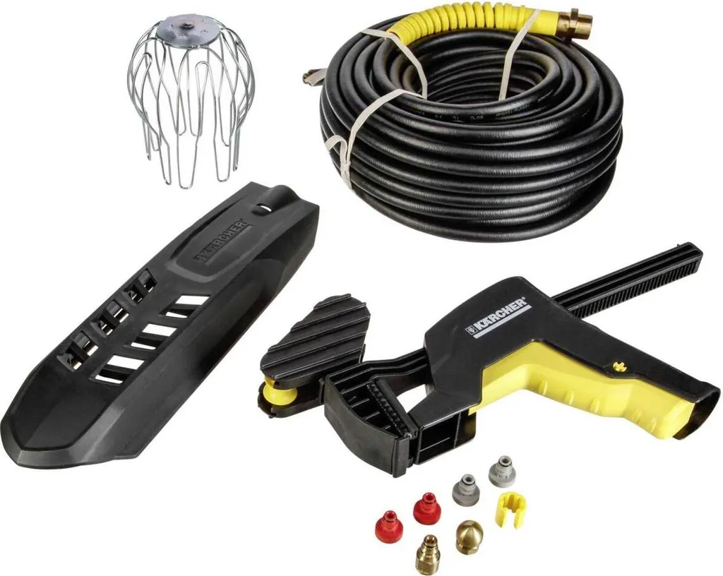 Kärcher PC 20 Sistema 2-in-1 Pulizia Grondaie e Sonda Sturatubi 20m