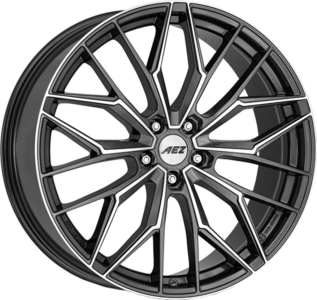 ALUFELGE AEZ Porto dark 8x18 5x112 ET 48 GUNMETAL/POLISHED
