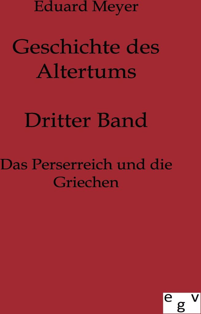 Geschichte des Altertums