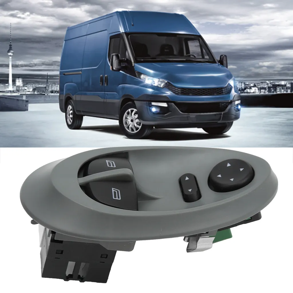 Commande lève-vitre électrique 500321137 robuste pour Iveco Daily 35C - 8