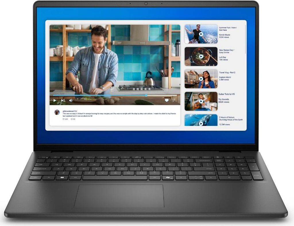 Dell 16/DC16250/5-120U/16"/WUXGA/8GB/512GB/UHD/W11P/Black/3R NBD