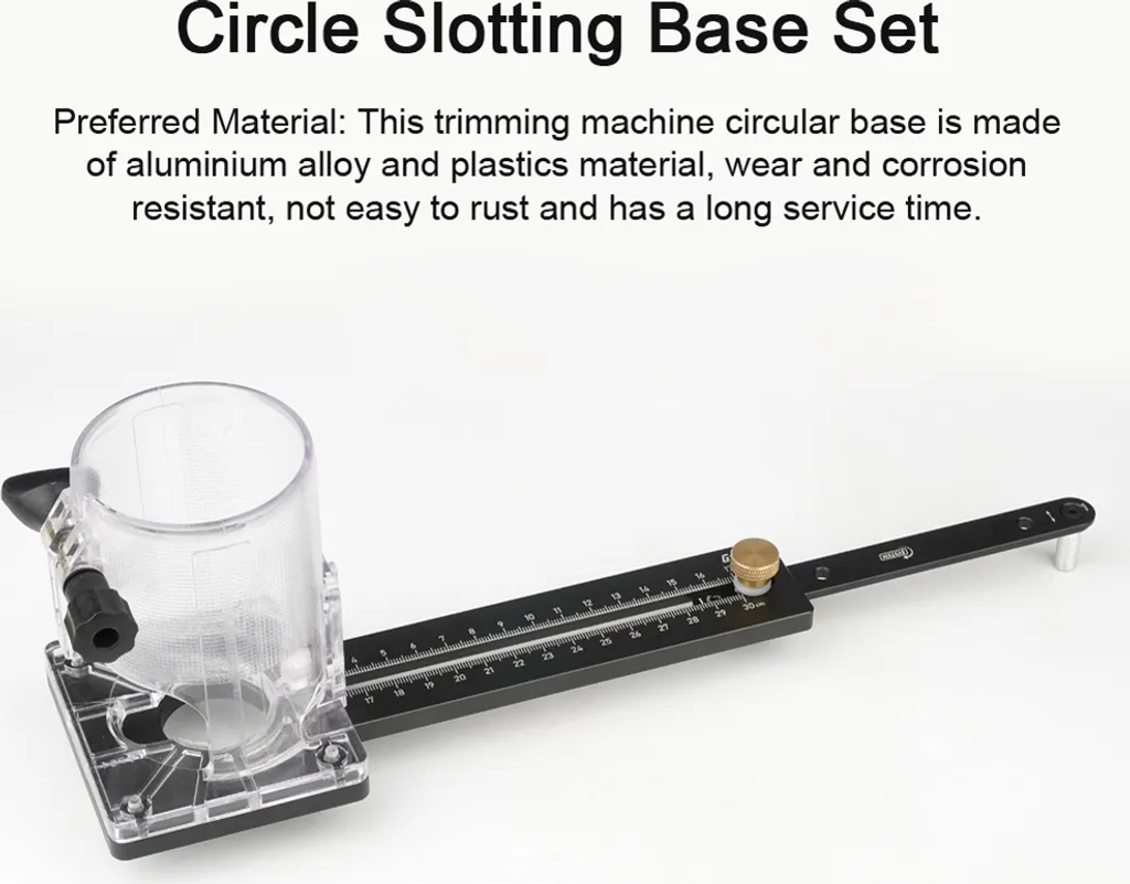 Support de Coupe Circulaire Anti-Vibration pour Affleureuse Bois 65mm - 5