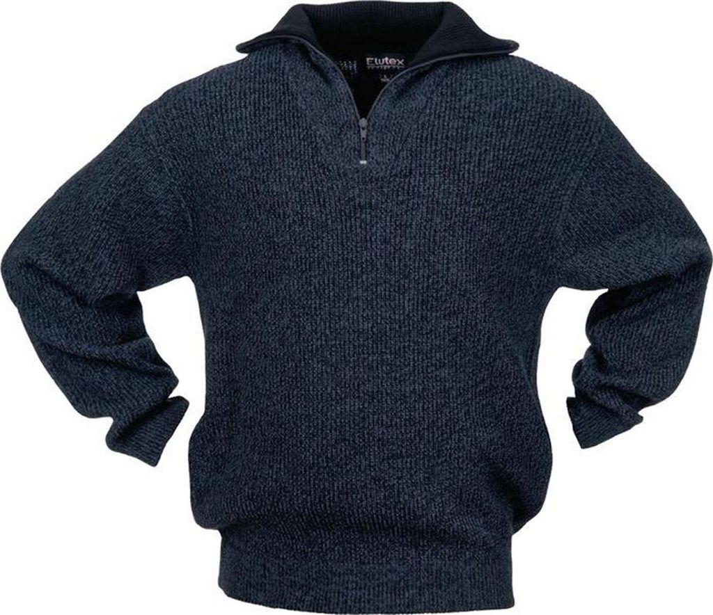 Pullover Gr.XXL schwarz/blau-meliert Produktbild 