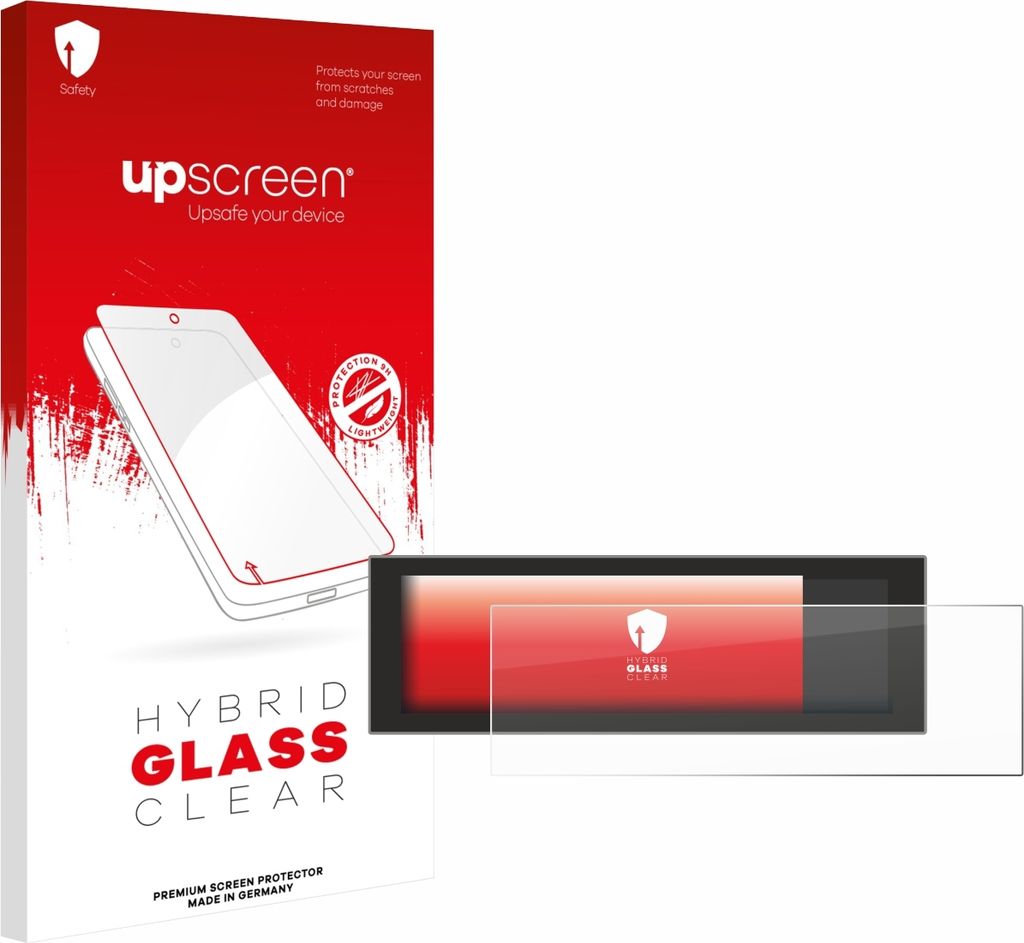 upscreen Schutzglas für EcoFlow DELTA 3 Plus Schutzfolie Panzer Folie Glas Display Schutz klar