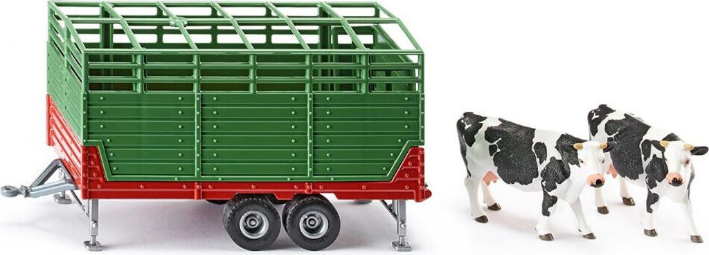 Siku Vieh-Anhänger mit  zwei Kühen Landwirtschaft ; 2875 Produktbild 