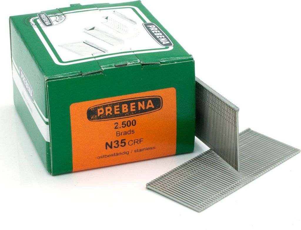 Stauchkopfnägel 35mm rostfrei Nägel Prebena N Paslode F16 Makita DBN600Z Haubold SKN16 BR-04 2,5M P