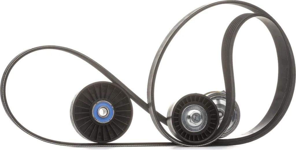 Jeu de courroies trapézoïdales à nervures pour moteur de FIAT Doblo