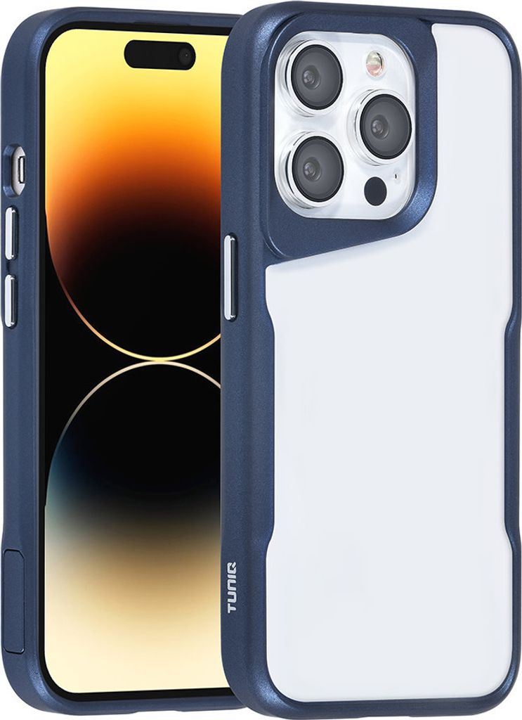 TUNIQ iPhone 14 Pro Back cover case - Silicone - Dark Blue