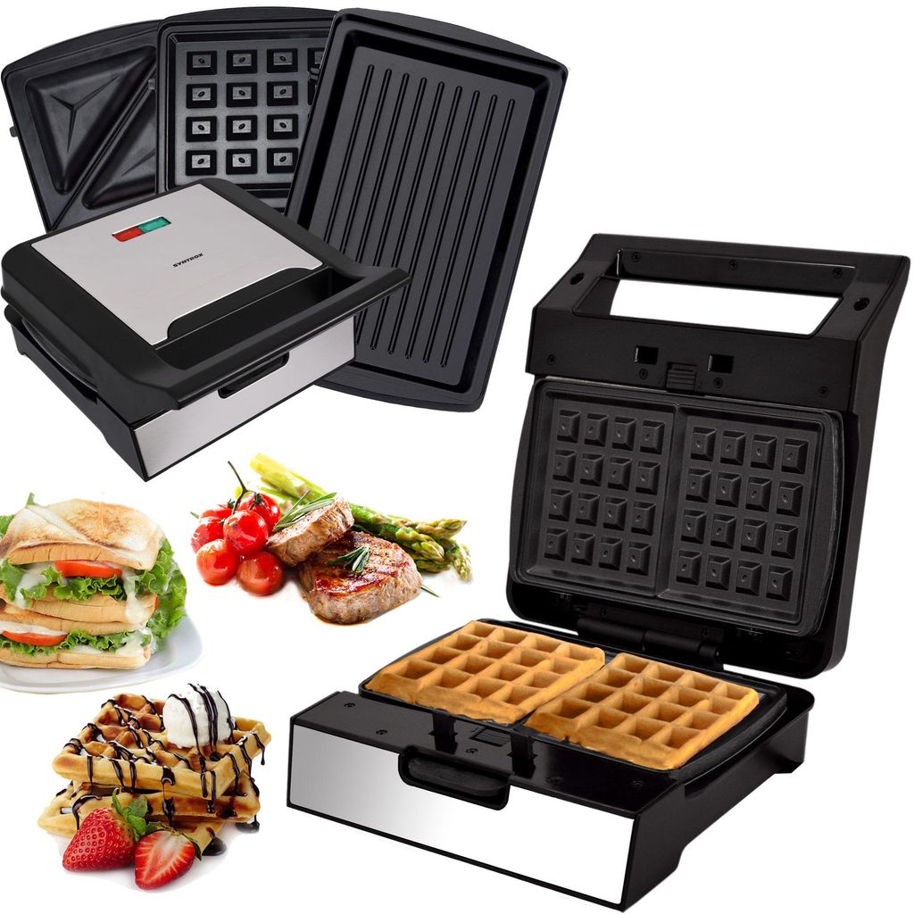 3in1 Sandwichmaker | Waffeleisen | Kontaktgrill Gusto Immagine del prodotto 